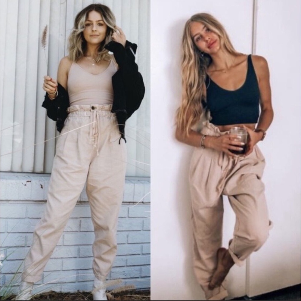 Free People Margate Pleated Trouser Pants